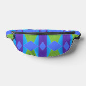 Fanny pack, Multi kleur klassiek geometrisch ontwe Heuptasje (Liggend)