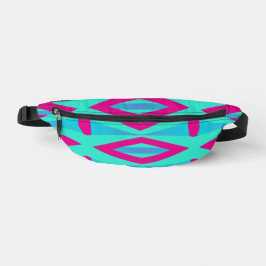 Fanny pack, Multicolour klassiek naadloos ontwerp Heuptasje (Voorkant)
