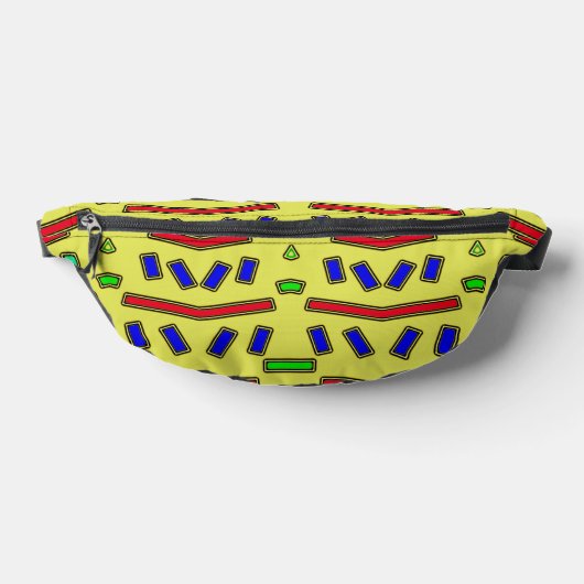 Fanny pack, Multicolour klassiek naadloos ontwerp  Heuptasje (Liggend)