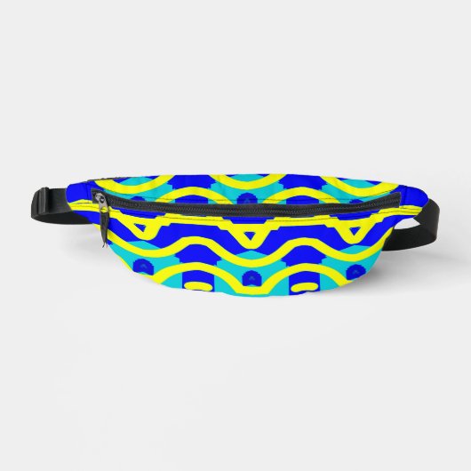 Fanny pack, Multicolour klassiek naadloos ontwerp Heuptasje (Voorkant)