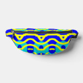 Fanny pack, Multicolour klassiek naadloos ontwerp Heuptasje (Liggend)