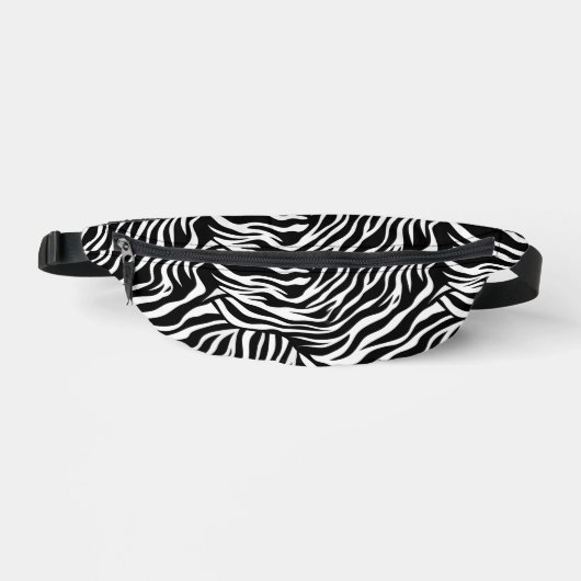 Fanny Pack Zebra Afdrukken Heuptasje (Voorkant)
