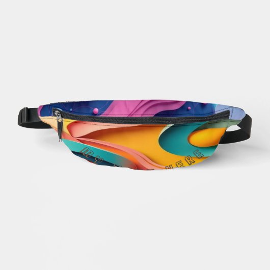 Fanny packs met tekst heuptasje (Voorkant)