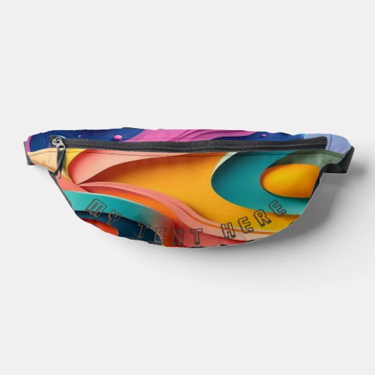 Fanny packs met tekst heuptasje (Liggend)