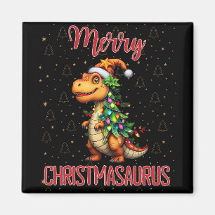 Fanny Prettig Kerstmisaurus Dinosaur Kerstboom Magneet