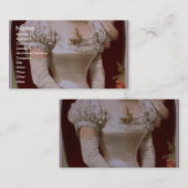 Fanny Rice, 'The Comedy Queen' Retro Theater Visitekaartje (Voorkant / Achterkant)