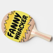 FANNY WHACKER GRAPPIG VOOR VROUW TAFELTENNISBATJE (Zijkant)