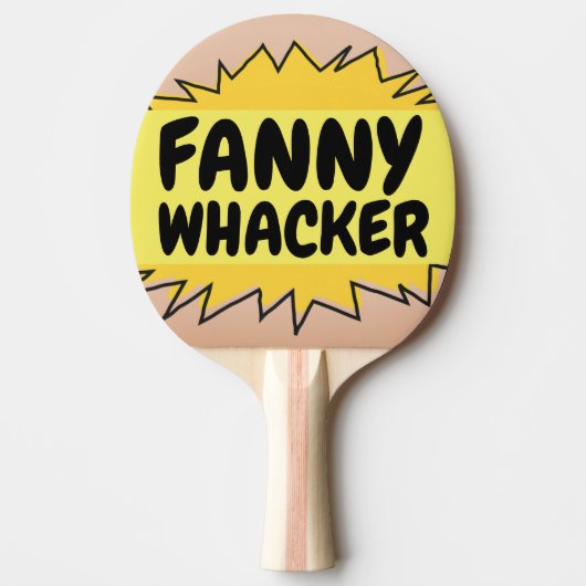 FANNY WHACKER GRAPPIG VOOR VROUW TAFELTENNISBATJE (Voorkant)