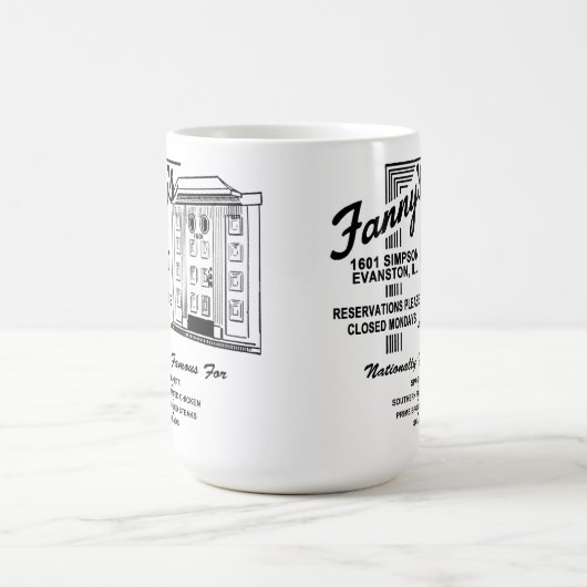 Fanny's Restaurant, Evanston, IL Koffiemok (Center)