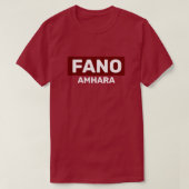 Fano Amhara T-shirt (Design voorkant)