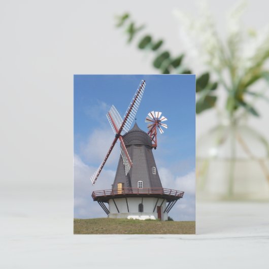 Fanoe Windmill Denmark Briefkaart (Staand voorkant)