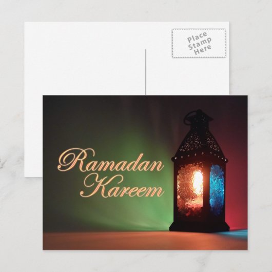 Fanous Ramadan Briefkaart (Voorkant / Achterkant)
