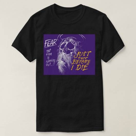 Fans des Vikings du Minnesota Juste une fois ava T-shirt (Design voorkant)