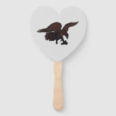 Fans Eagle Thaise stijl. Handwaaier (Achterkant)