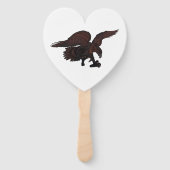 Fans Eagle Thaise stijl. Handwaaier (Voorkant)