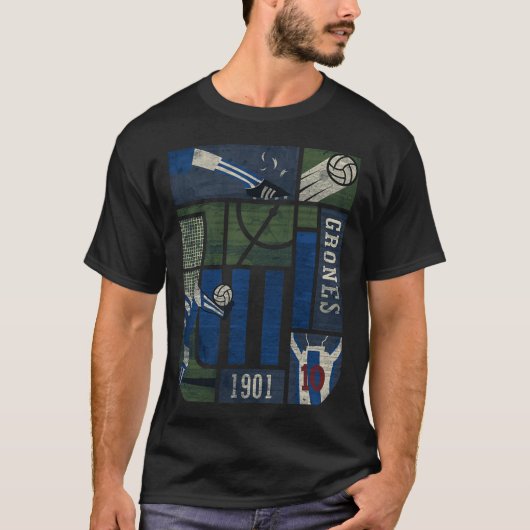 Fans Of Alianza Lima grones' Peruvian Soccer  T-shirt (Voorkant)