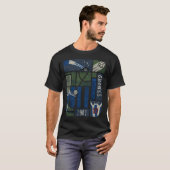Fans Of Alianza Lima grones' Peruvian Soccer  T-shirt (Voorkant volledig)