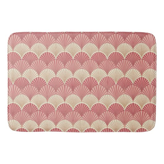 Fans Pink Mid-Century Badmat (Voorkant)