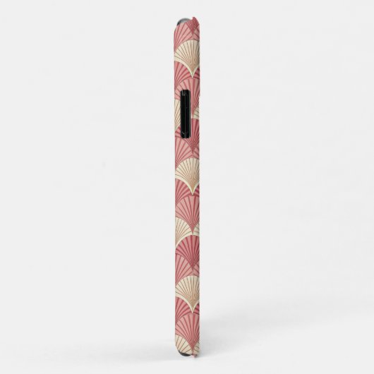 Fans Pink Mid-Century Case-Mate iPhone Case (Achterkant/rechts)