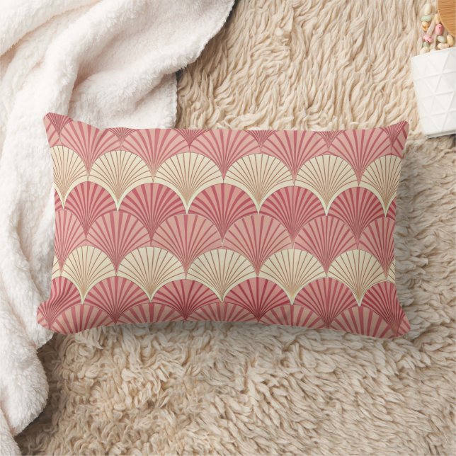 Fans Pink Mid-Century Kussen (Deken)