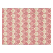 Fans Pink Mid-Century Tafelkleed (Voorkant (Horizontaal))