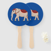 Fans Thaise olifant stijl. Handwaaier (Voorkant en achterkant)