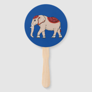 Fans Thaise olifant stijl. Handwaaier