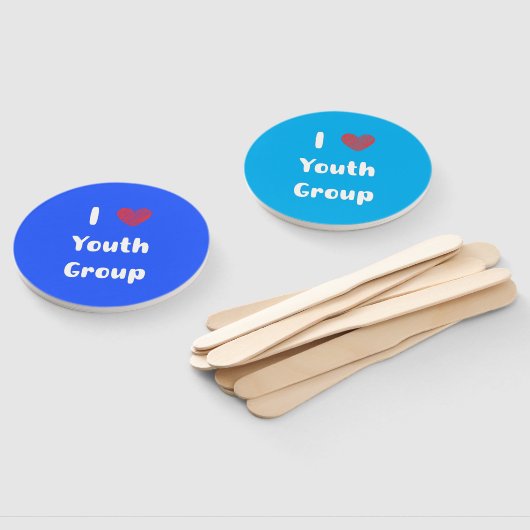 Fans van de I Heart Youth Group Handwaaier (Niet-gemonteerd)