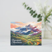 Fansipan berg Vietnam Briefkaart (Staand voorkant)