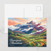Fansipan berg Vietnam Briefkaart (Voorkant / Achterkant)