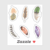 Fansy veer Voor scrapbooking Modieuze vogels Sticker (Vel)