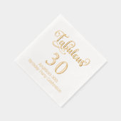 Fantabulous 30 (of elke leeftijd) Verjaardag # 8 Folie Servetten (Rechts)