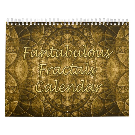 Fantabulous Fractals Calendar Kalender (Hoes)