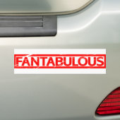 Fantabulous Stamp Bumpersticker (Op auto)