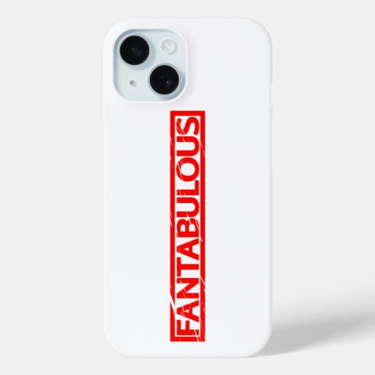 Fantabulous Stamp Case-Mate iPhone Case (Achterkant)