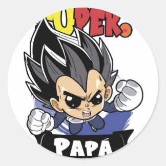 fantacîa del hêroe de mi infancia ronde sticker