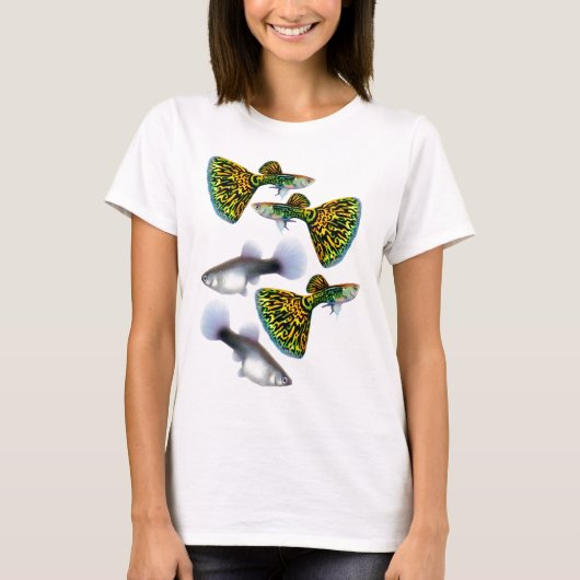 Fantail Guppies T-shirt (Voorkant)