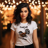 Fantail - Native Bird of New Zealand T-shirt