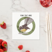 Fantail New Zealand Native Bird Aotearoa NZ Servet (Insitu)