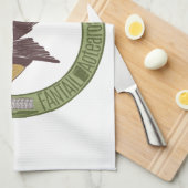 Fantail New Zealand Native Bird Aotearoa NZ Theedoek (Quarter Fold)