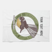 Fantail New Zealand Native Bird Aotearoa NZ Theedoek (Horizontaal)