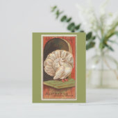 Fantail Pigeon Briefkaart (Staand voorkant)