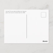 Fantail Pigeon Briefkaart (Achterkant)