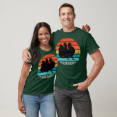 Fantail Pigeon Dad Sunset T-shirt (Unisex)