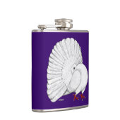 Fantail Pigeon White Heupfles (Rechts)
