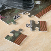 Fantail Pigeons Matched Pair Legpuzzel (Zijkant)