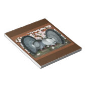 Fantail Pigeons Matched Pair Notitieblok (Schuin)