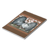 Fantail Pigeons Matched Pair Notitieblok (Linkerzijde)