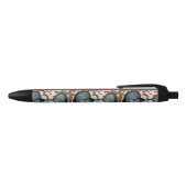 Fantail Pigeons Matched Pair Zwarte Inkt Pen (Bovenkant)