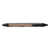 Fantail Pigeons Matched Pair Zwarte Inkt Pen (Achterkant)